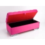 Kufer Pikowany CHESTERFIELD Różowy / Model Q-6 Rozmiary od 50 cm do 200 cm